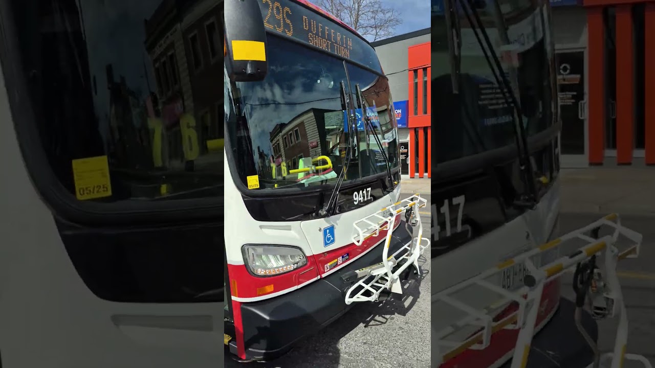 TTC ROUTE 29A DUFFERIN SOUThBOUND EXTERNAL ANNOUNCEMENT 2023 NEW FLYER XDE60 #9417