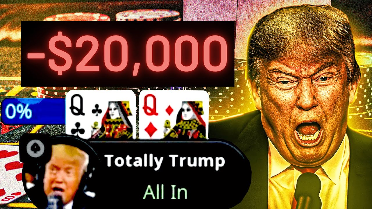 THE BAD LUCK BEGINS - US President Plays Poker Online