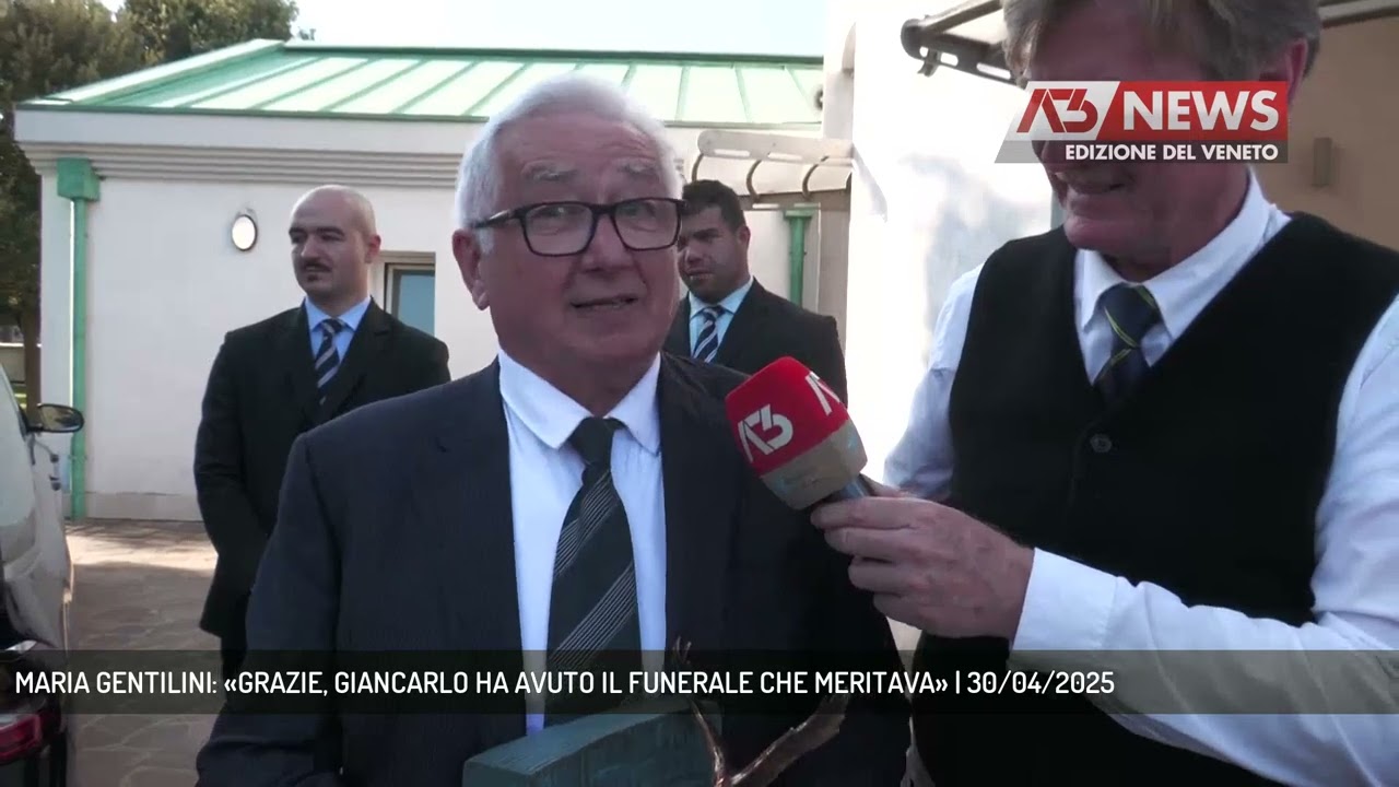 MARIA GENTILINI: «GRAZIE, GIANCARLO HA AVUTO IL FUNERALE CHE MERITAVA» | 30/04/2025