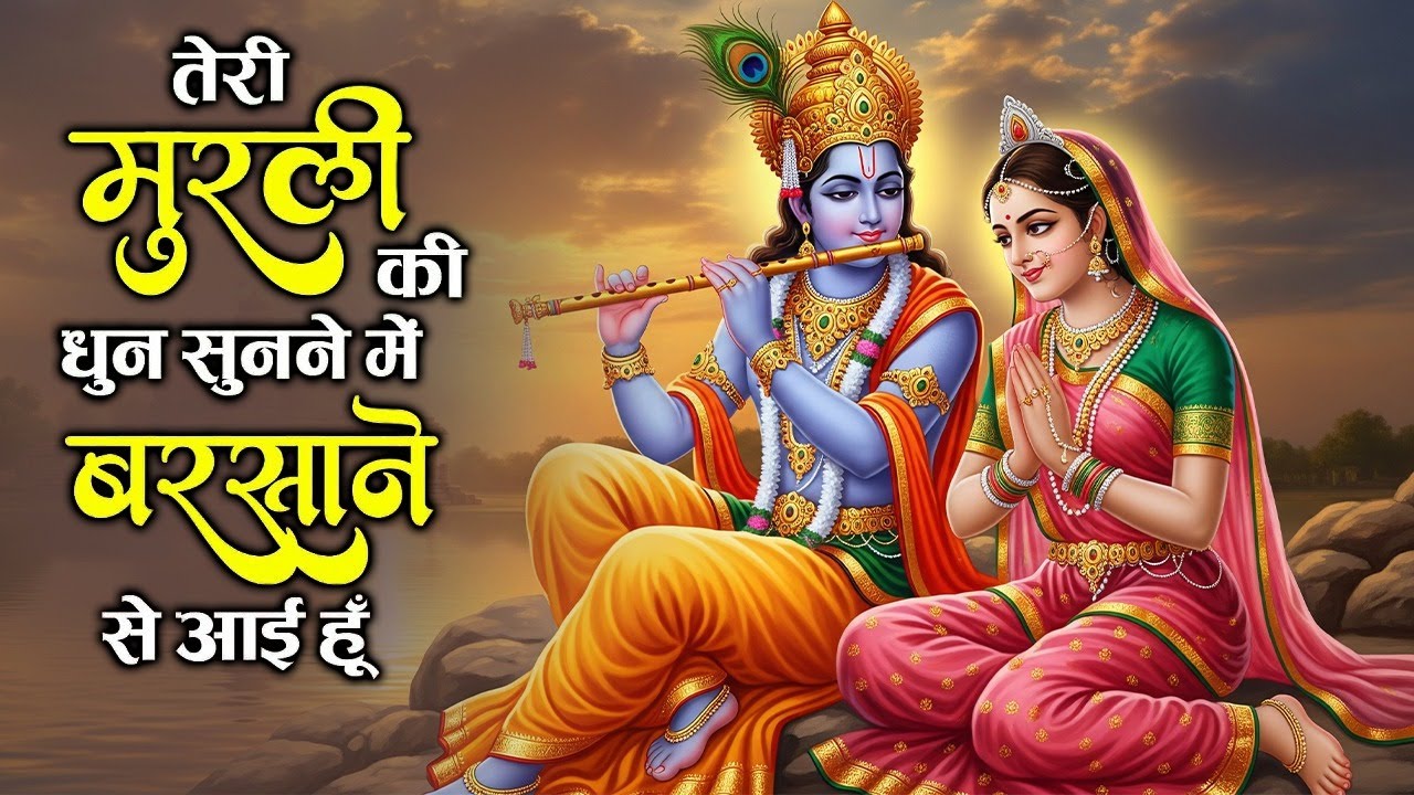 तेरी मुरली की धुन सुनने मैं बरसाने से आयी Teri Murli Ki Dhun - Most Popular Radha Krishna #bhajan