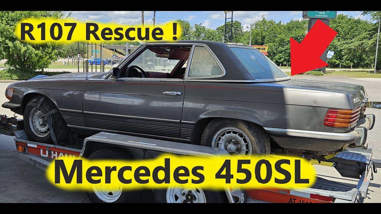 1973 Mercedes R107 450SL - Rescue - Let's Check Out Our New Project !