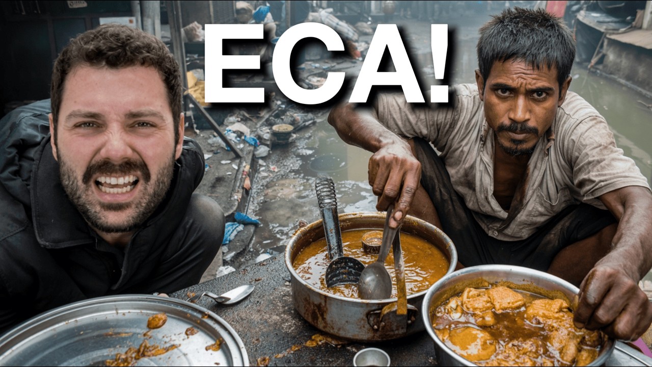 ⁠Provando COMIDA de RUA na Índia até dar ruim 🇮🇳