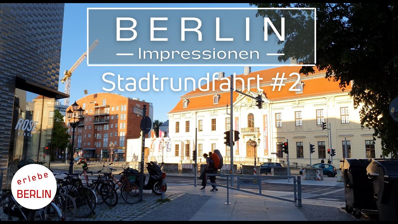 [4K] Berlin - Stadtrundfahrt #2 - Potsdamer Platz bis Jüdisches Museum - per Fahrrad