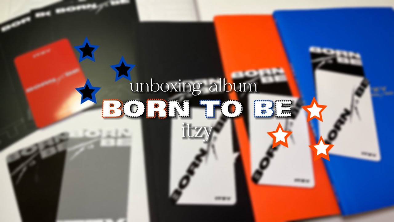 ✮ׄ⋆распаковка альбомов itzy born to be | unboxing kpop albums☆·°
