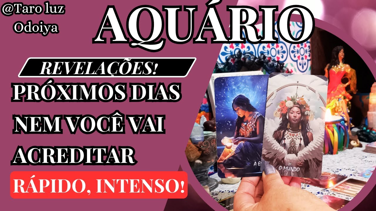 AQUÁRIO PREPARE-SE PARA RECEBER O QUE TANTO DESEJAVA! QUE NEM VOCÊ VAI ACREDITAR E RAPIDO, INTENSO