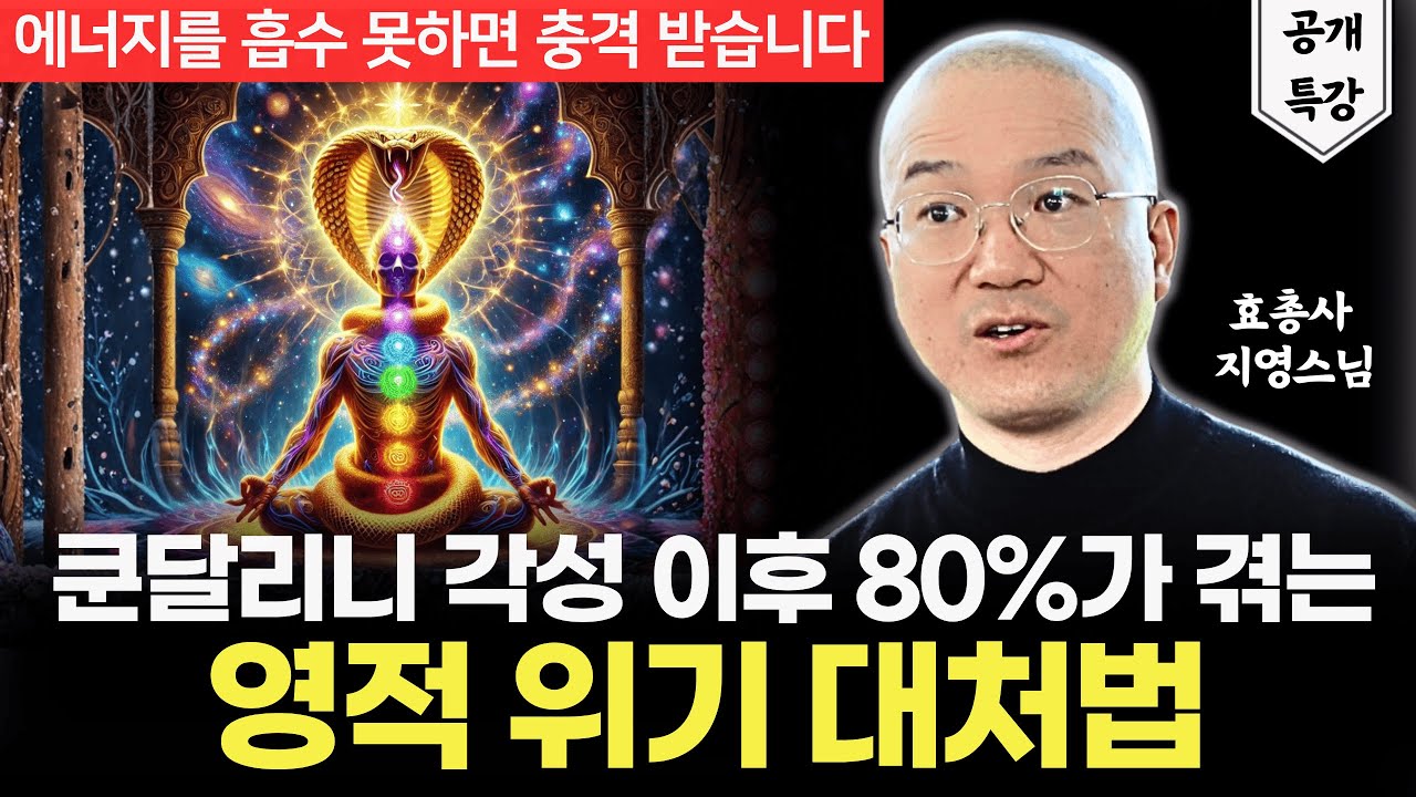 영적 에너지 과부하를 조절하는 방법 (ft. 효총사 지영스님)