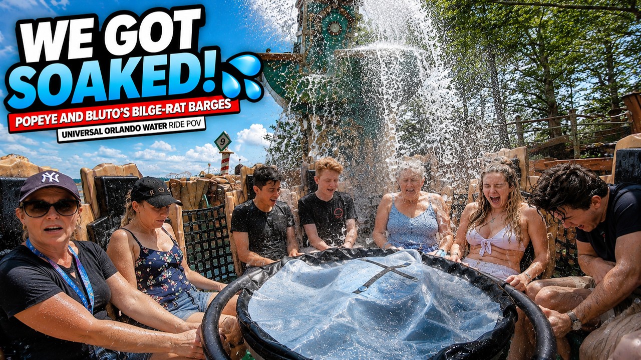 Popeye & Bluto’s Bilge-Rat Barges Absolutely the best River rapids water ride  POV universal studios
