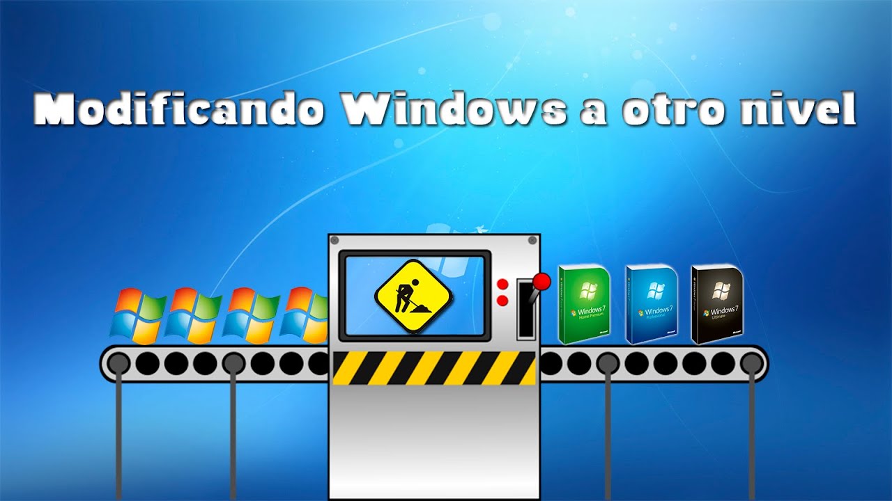 Modificando Windows a otro nivel...