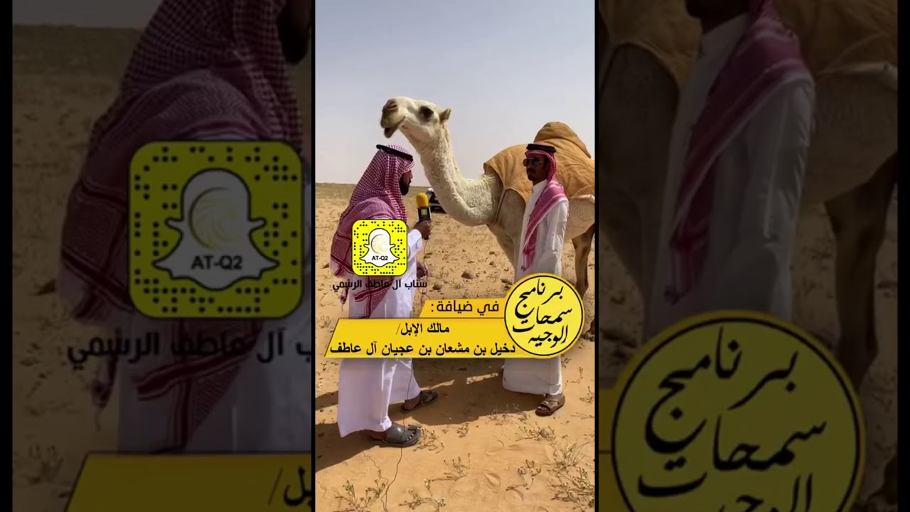 سناب ال عاطف الرسمي (برنامج سمحات الوجيه) في ضيافةالشيخ/دخيل بن مشعان بن عجيان ال عاطف وعياله