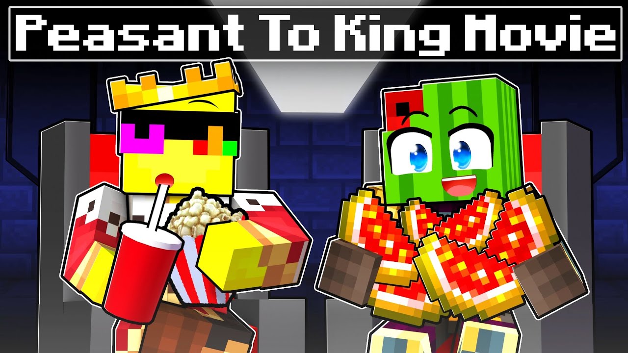 FROM Peasant to KING MOVIE In Minecraft!