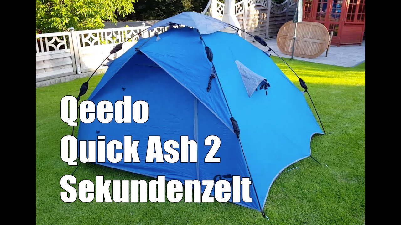 Qeedo - Quick Ash 2 Personen Sekundenzelt Schnellaufbauzelt