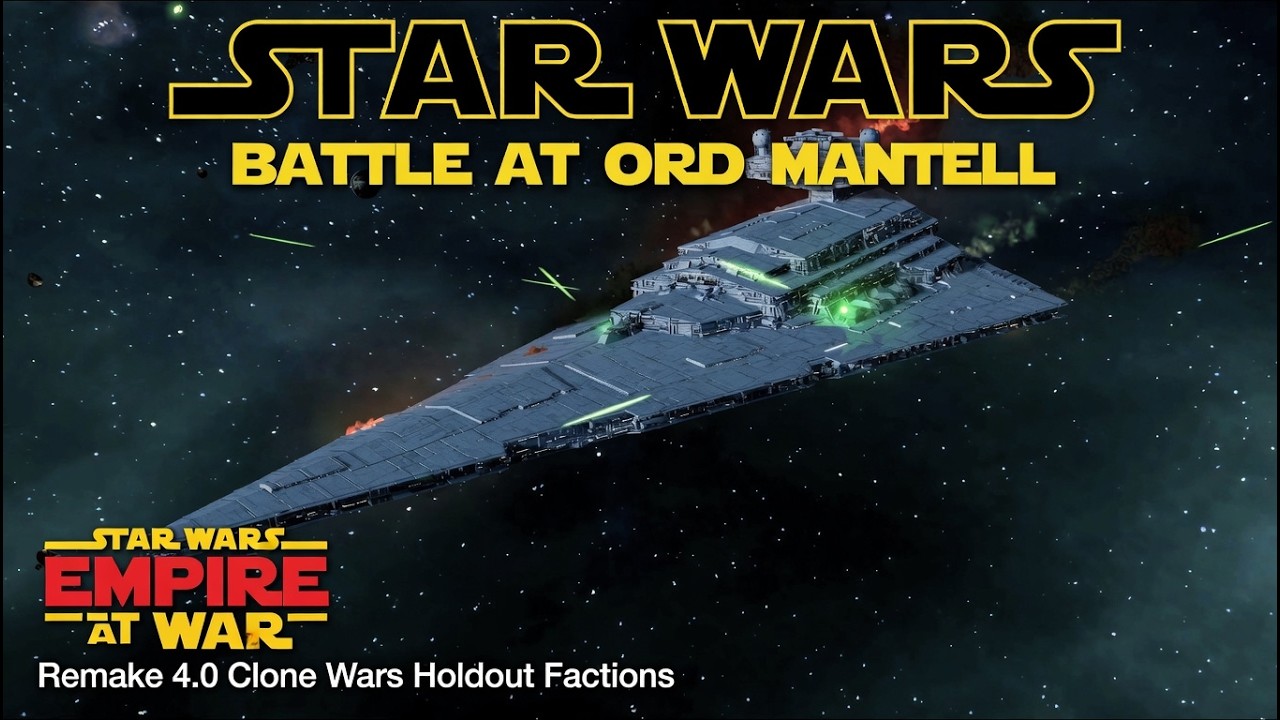 Battle at Ord Mantell [Star Wars: Empire At War Remake]