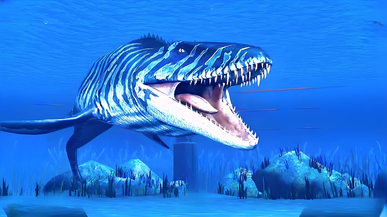 MOSASAURUS vs MEGALODOND IN JW | Jurassic World The Game - Aquatic Battle Gameplay 💥