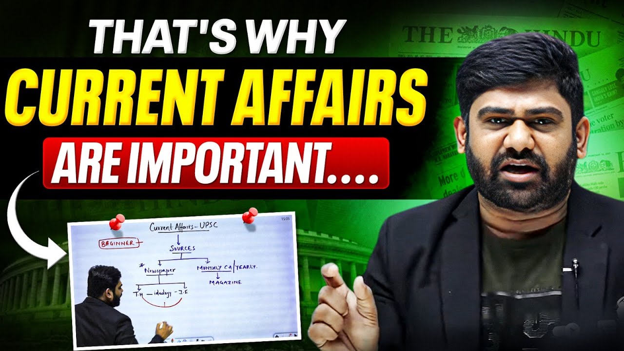 How to Study Current Affairs For UPSC 🤔 | Best Current Affairs Strategy For Beginners | PW OnlyIAS