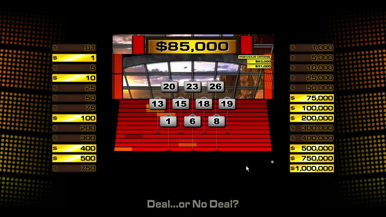 Deal or No Deal BigJon's PC Game: Episode 30 (Season 3-4 Mod)