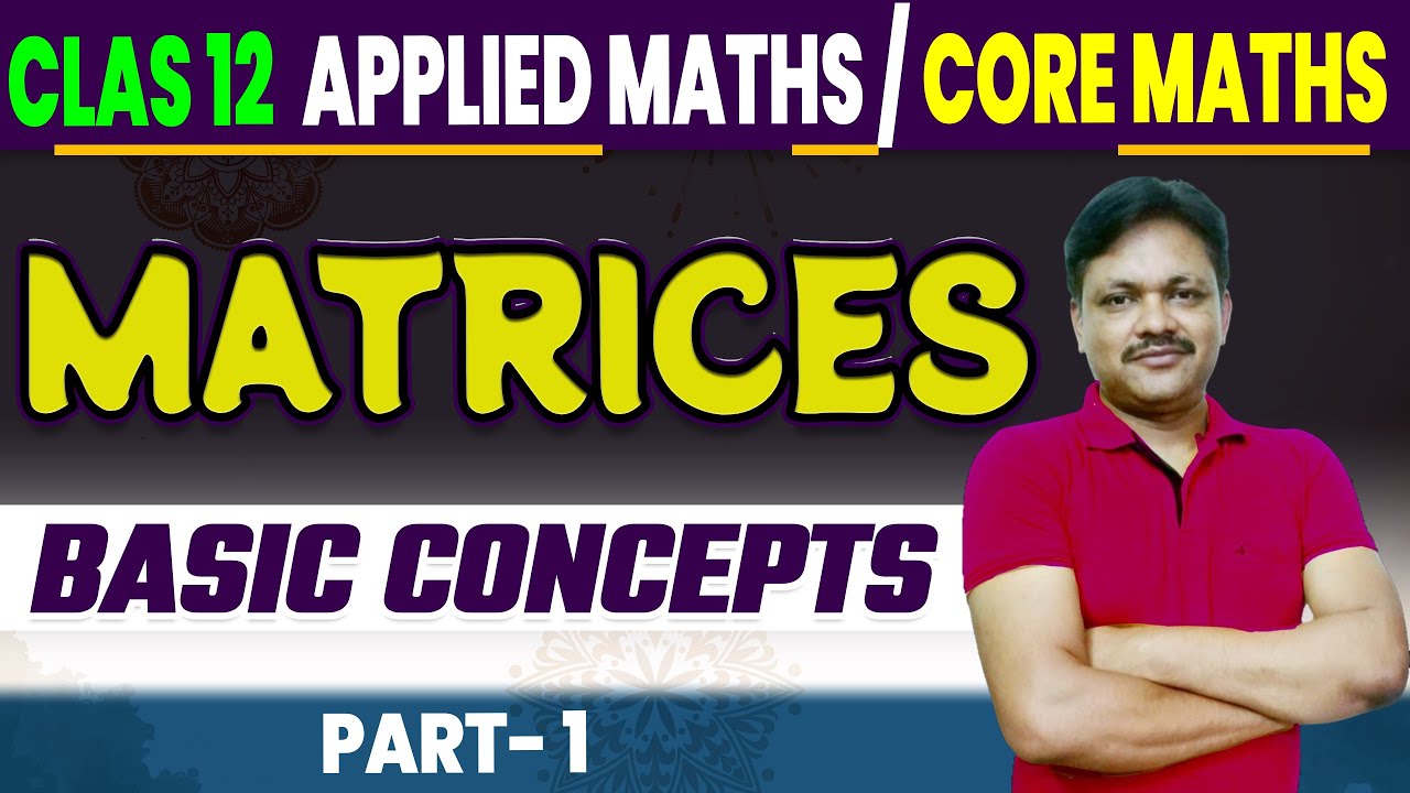 Matrices chapter 3 part 1 Ex 3.1 (introduction)| applied mathematics class 12 | gaur classes
