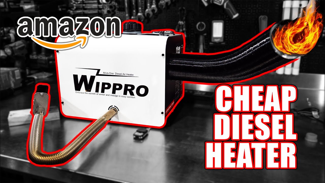 Работает! ...Вроде как... Дешевый дизельный обогреватель с Amazon - WIPPRO 8 кВт - 12 В/24 В/110 В