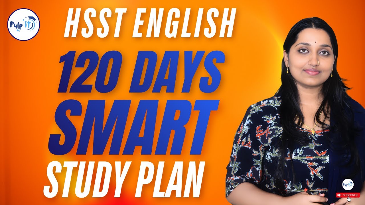 HSST English 120 Days Smart Study Plan LIVE | Complete Strategy for PSC Aspirants | Pulpit Learnings