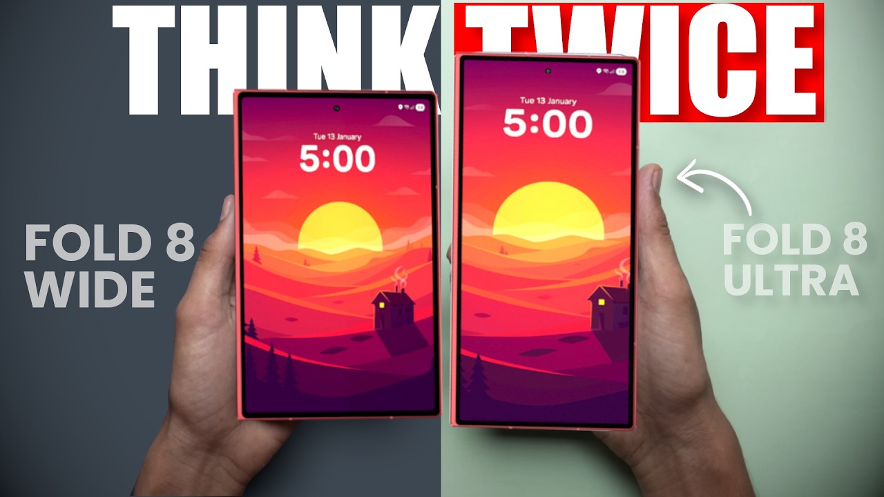 Samsung Galaxy Z Fold 8 против Z Fold 8 Wide &mdash; (Серьезно) ПОДУМАЙТЕ ДВАЖДЫ!