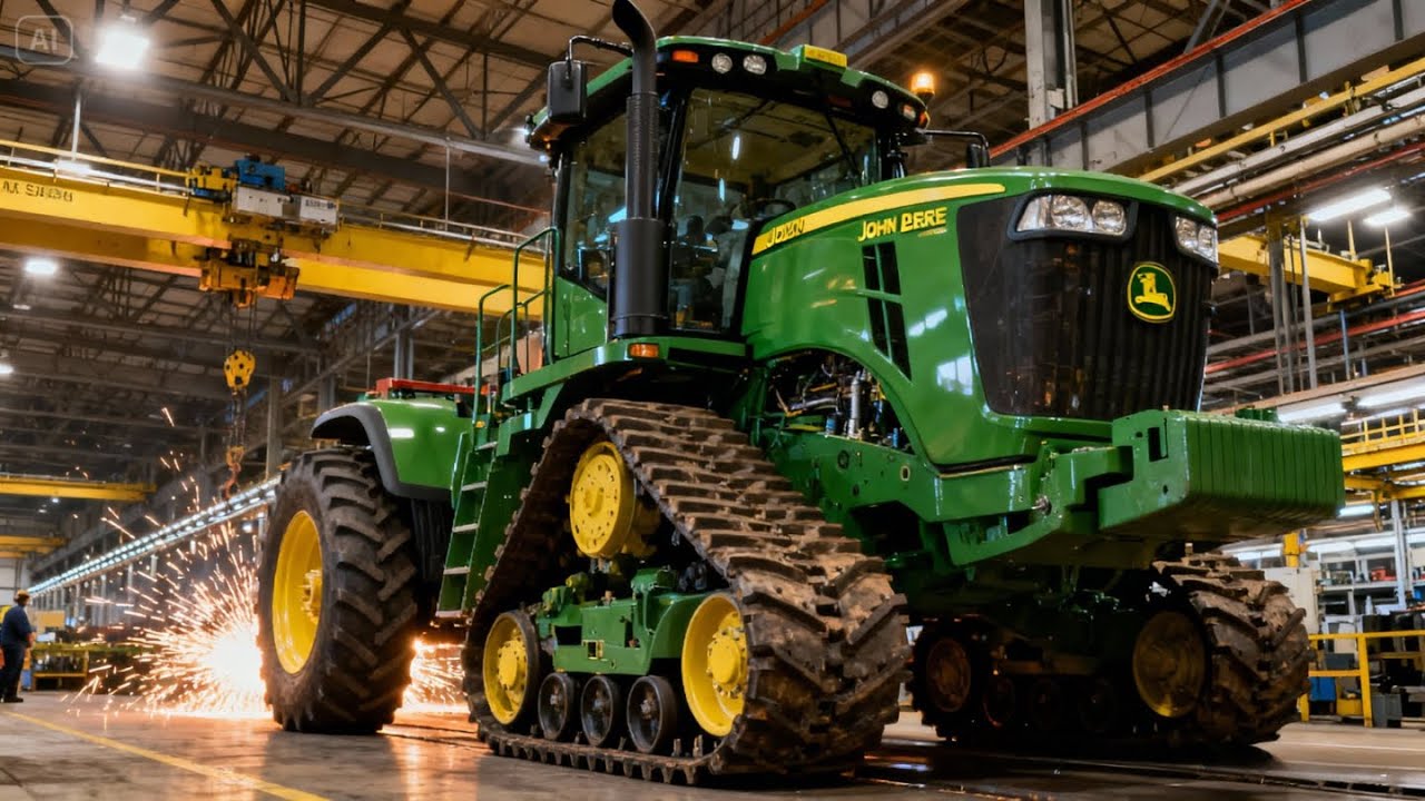 Inside the John Deere 9RX Factory — How America Builds Its Most Powerful Tracto