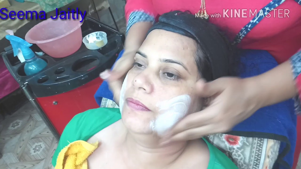 Gold Facial and gold bleach kaise karye/After 30 +facial strokes/Bleach& facial Tutorial/SeemaJaitly