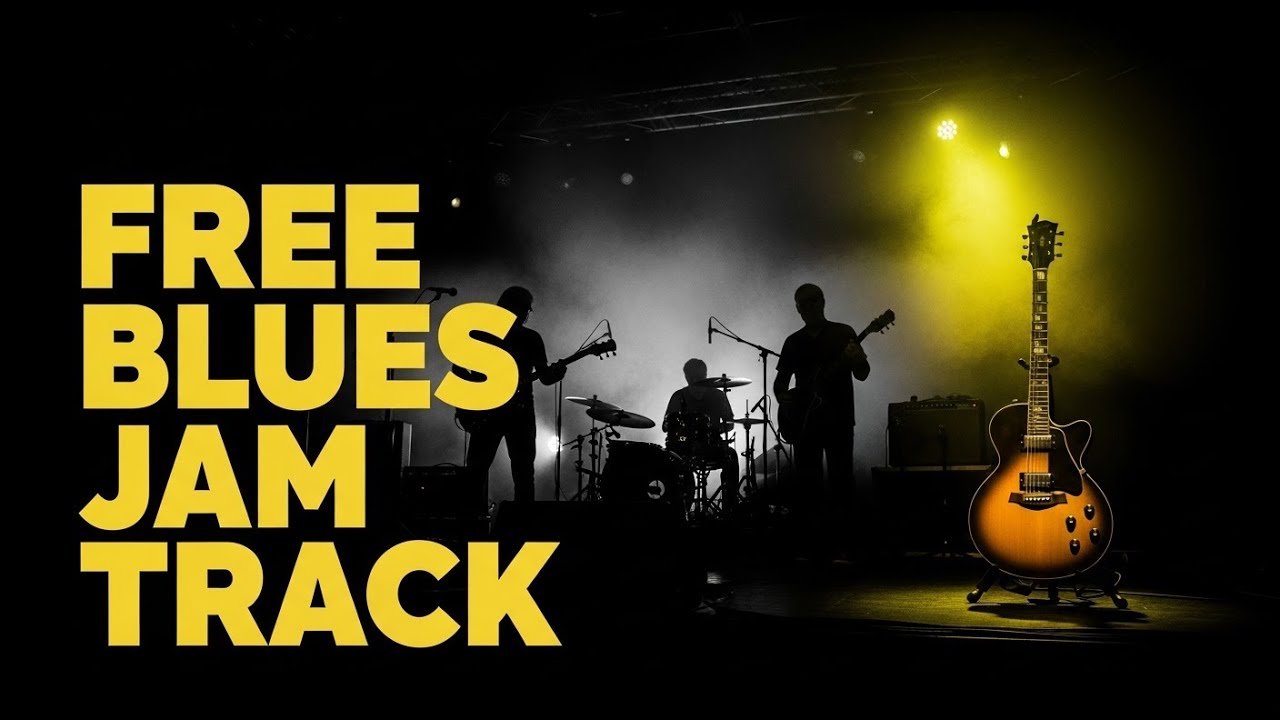 Blues Backing Track Key of E at Medium Speed for Sweet Guitar Jamming