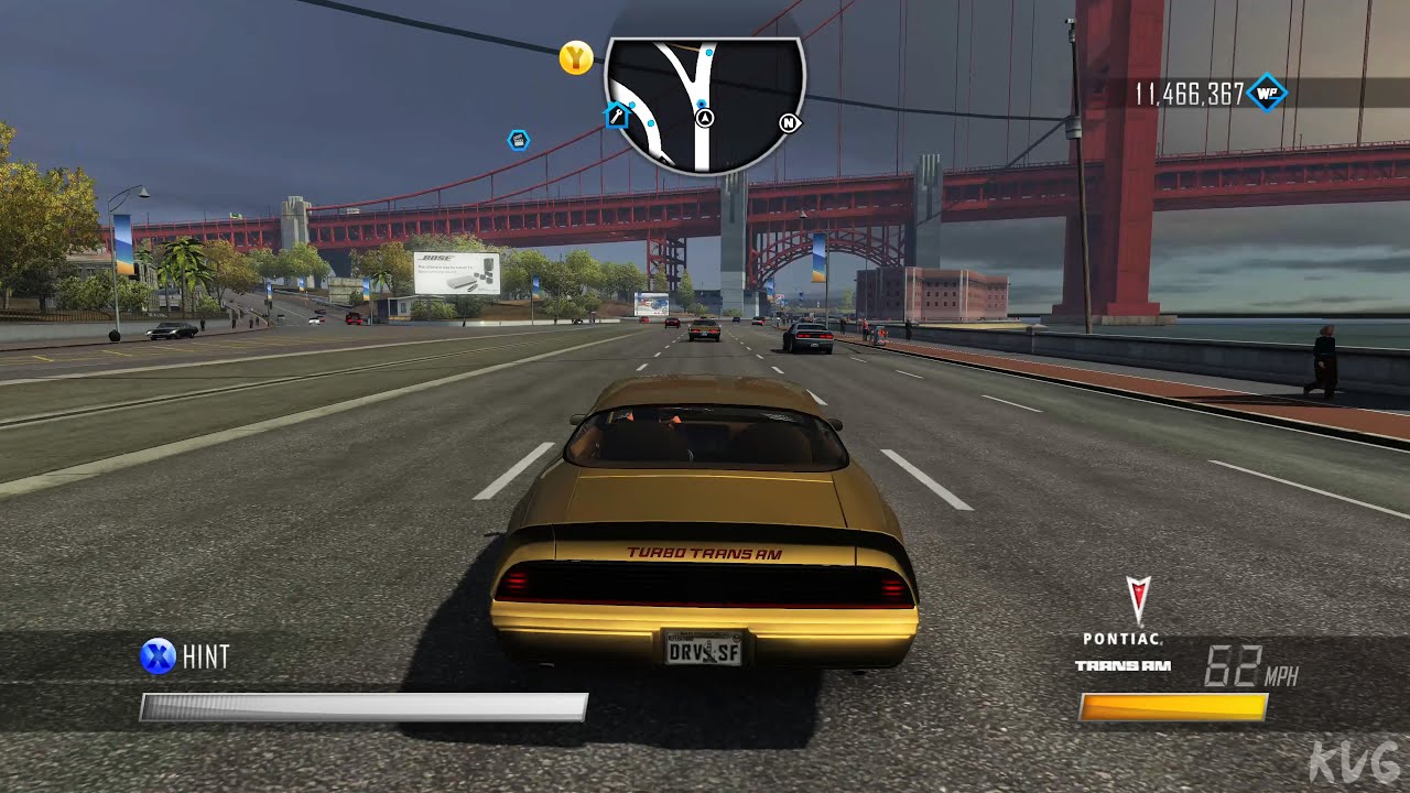 Driver San Francisco - Pontiac Turbo Trans Am - Open World Free Roam Gameplay (PC UHD) [4K60FPS]