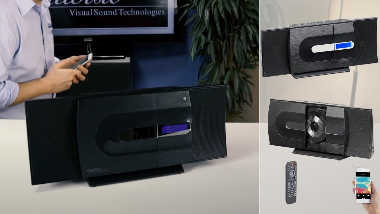 CHAINE STEREO VERTICALE - CD - Bluetooth - USB - FM - DAB - [PEARLTV.FR]
