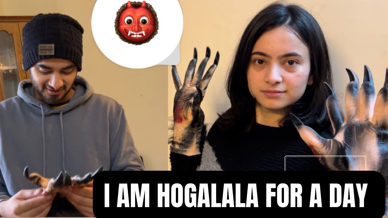 FUN CHALLENGE WITH THESE SCARY HANDS😆II