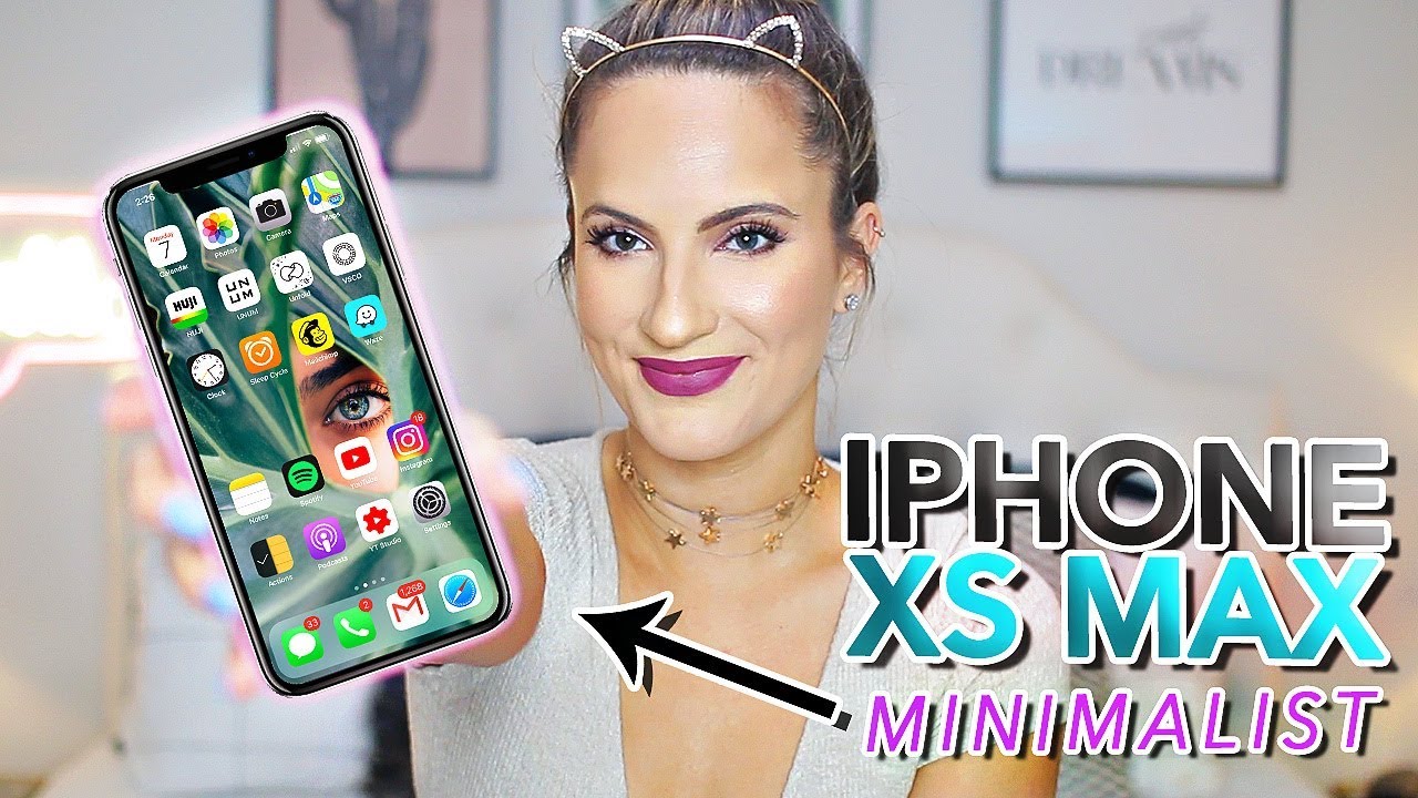 WHAT'S ON MY IPHONE XS MAX! (Minimalist)