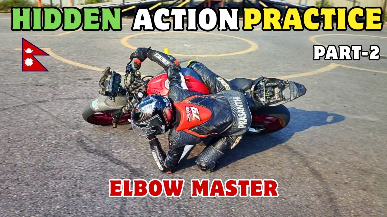 PRACTICE FOR THE RACE | HIGHSIDE CRASH | ELBOW DOWN | P-2