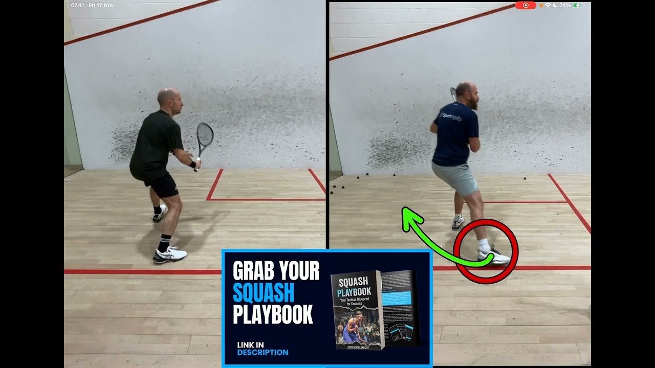 Squash Tips: Mastering the Backhand Three Quarter Court Shot part 1 of 2