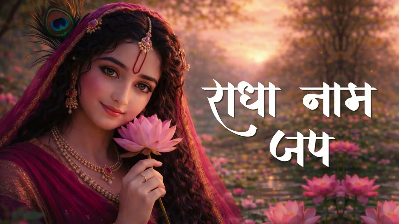 Radha Naam Jap | मन को शांति देने वाला भक्ति जाप | Radha Naam Dhara
