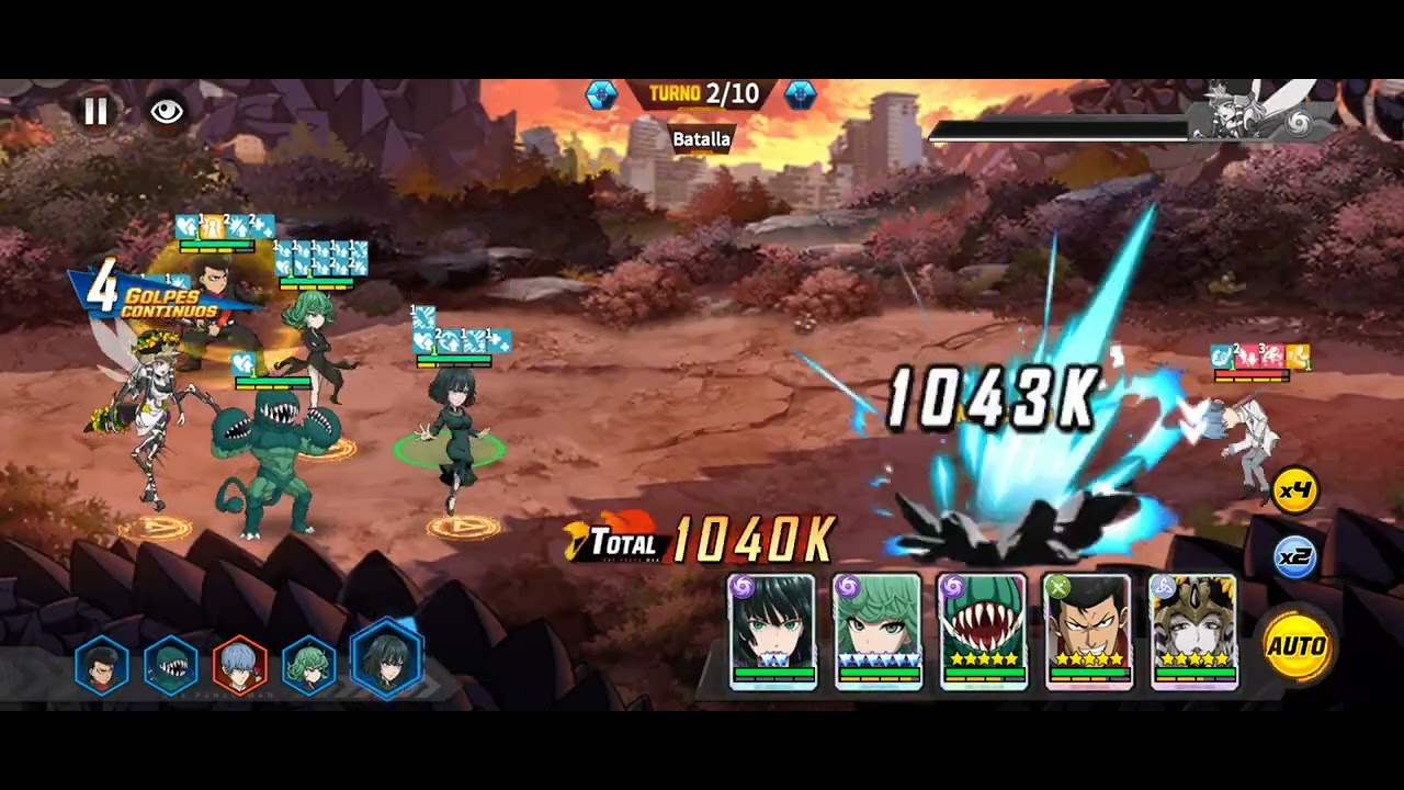 Calabozo 40-60 (Final), con 5 equipos |One Punch Man Road To Hero 2.0
