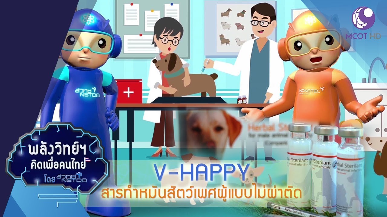 ทำหมันสัตว์ แบบไม่ผ่าตัด (23ก.ย.62) พลังวิทย์ฯ คิดเพื่อคนไทย | 9 MCOT HD