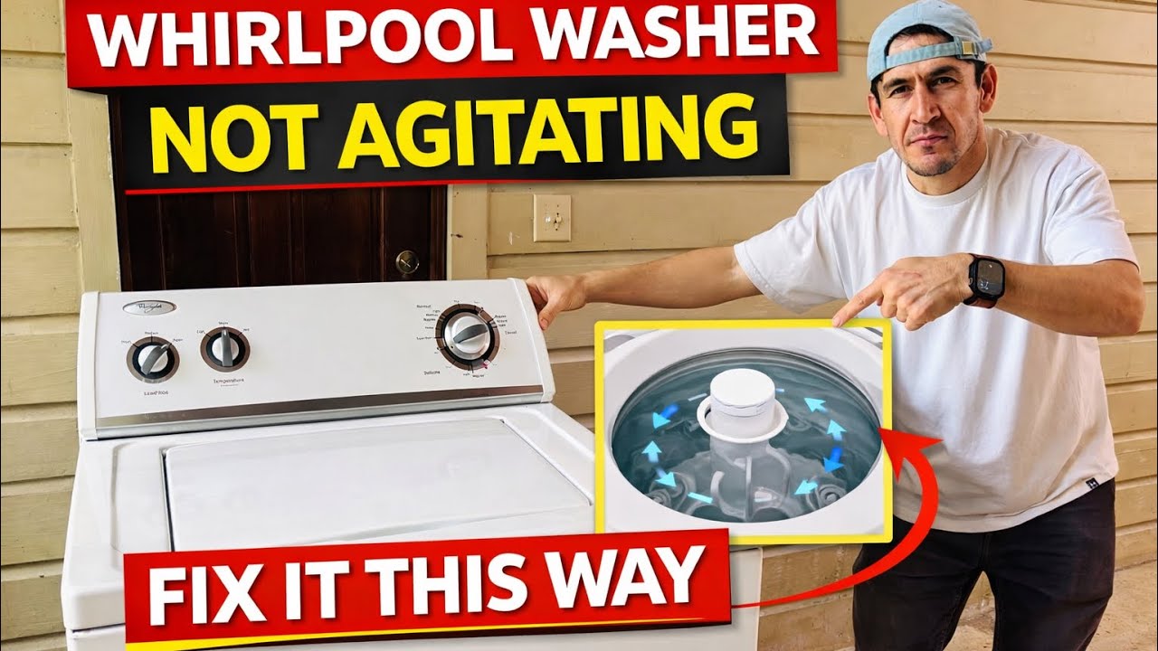 Top load whirlpool washer How to repair Whirlpool Washer Not Agitating – Weak Agitator Fix