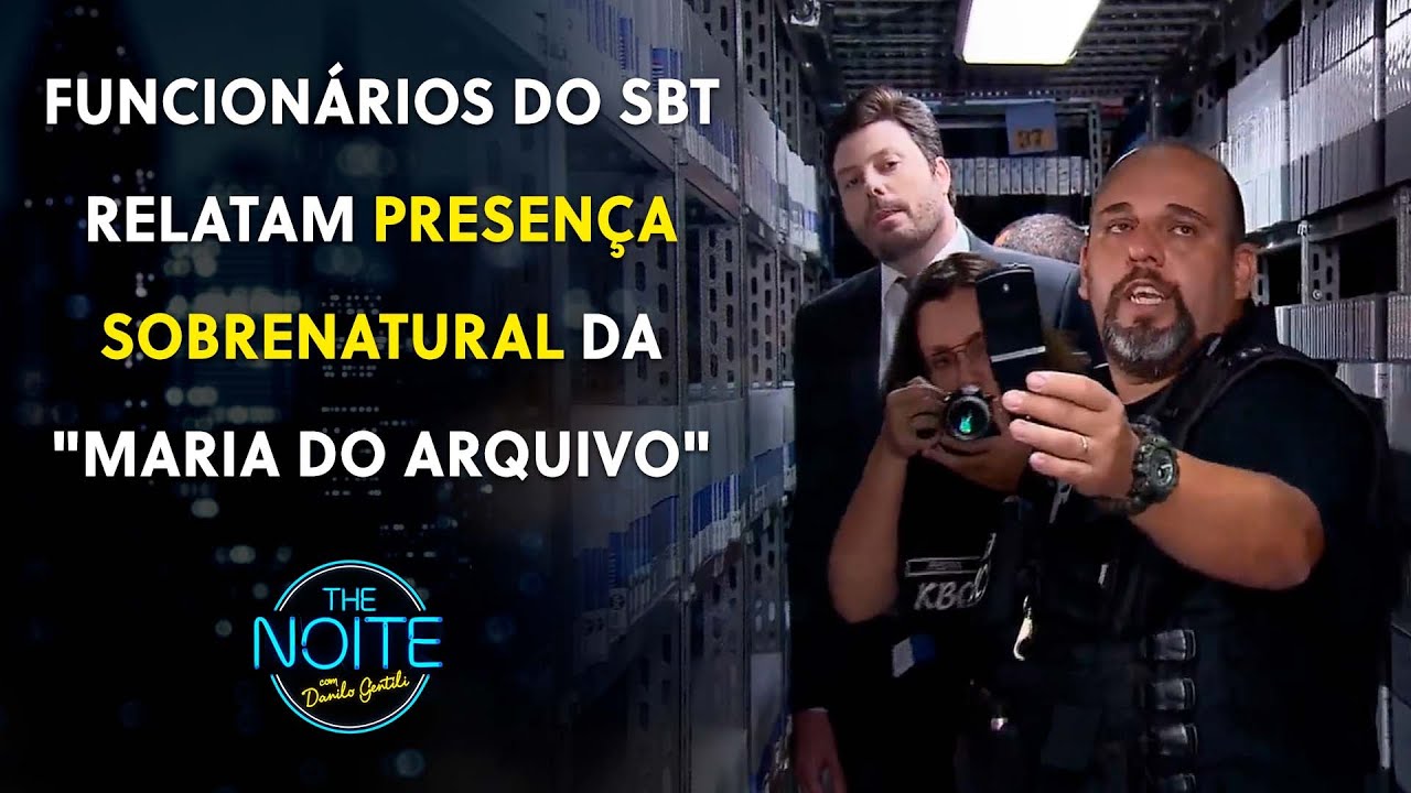 O fantasma dorme entre as fitas do acervo da emissora | The Noite (28/10/22)