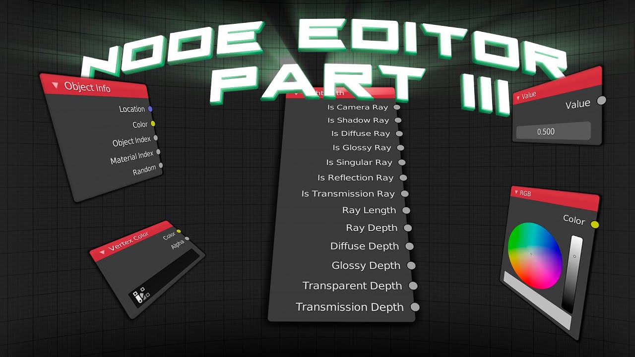 Основы Blender 3D (Редактор нодов) Часть 3: Группа нодов Input