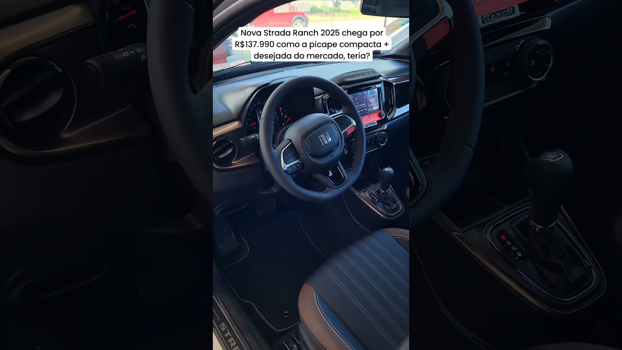 Nova Strada Ranch 2025 chega por R$137.990 como a picape compacta + desejada do mercado, teria?