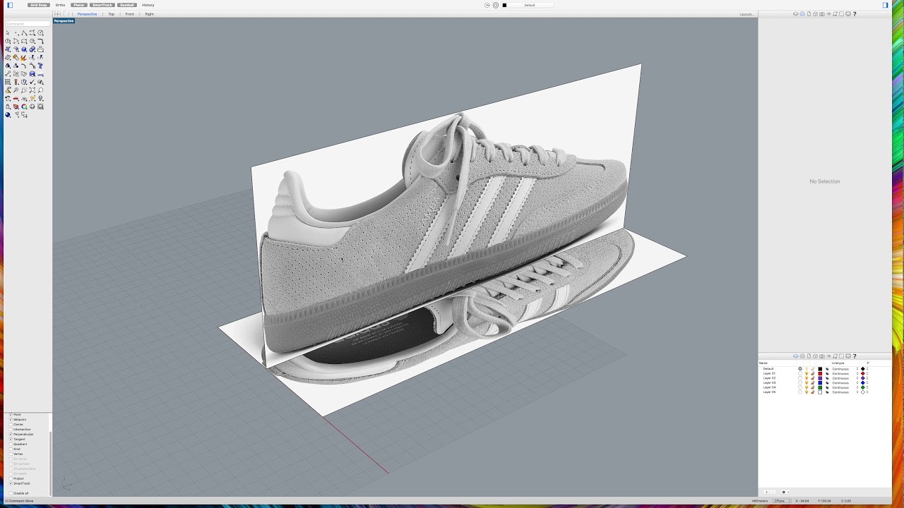 Modelado de un Tennis en Rhino Part 1