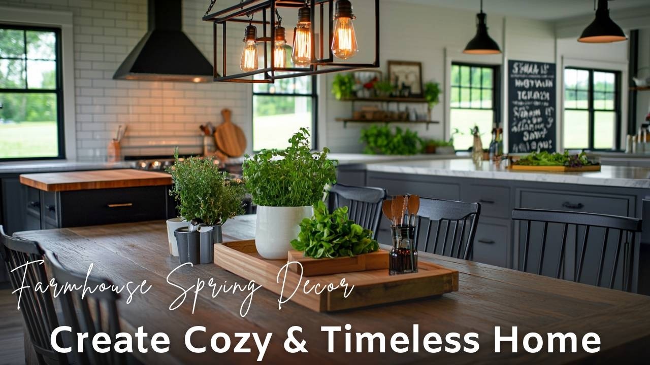 Farmhouse Spring Decor: Warm, Inviting & Full of Timeless Charm