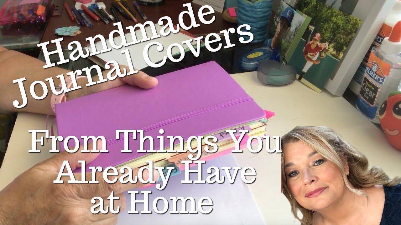 How to Make Handmade Journal Covers in Different Sizes - Bullet Journal or Junk Journal
