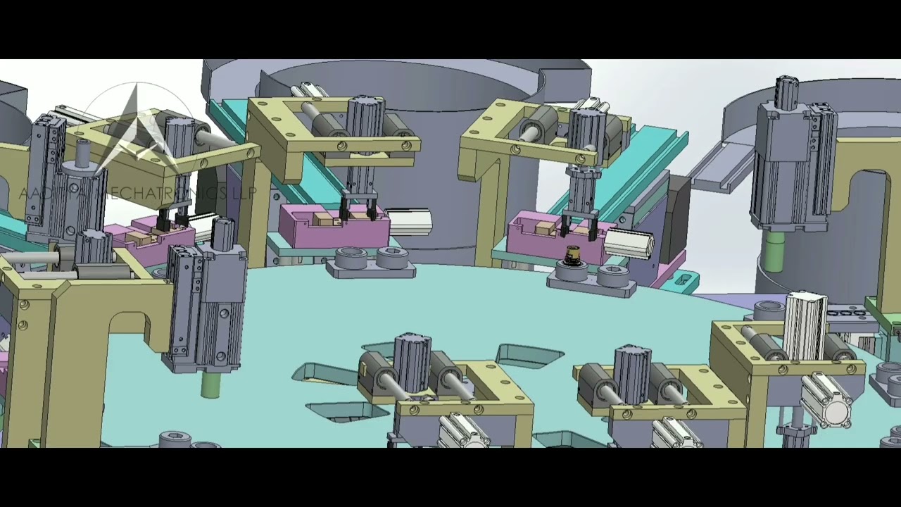 Simulation of Ceramic  Disc Fitting Cartage #plumbing #faucet #assembly