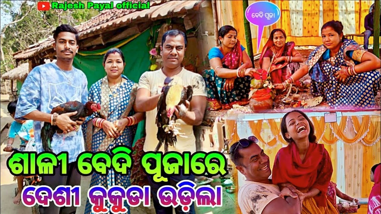 ଶାଳୀ ବେଦୀ ପୂଜାରେ ଦେଶୀ କୁକୁଡ଼ା ଉଡ଼ିଲା 🐓 ll sali marriage party ll Rajesh Payal official 