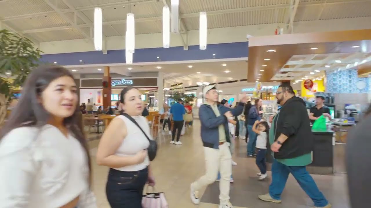Bridgewater Commons Holiday Walk &mdash; Stunning Mall Views in 4K
