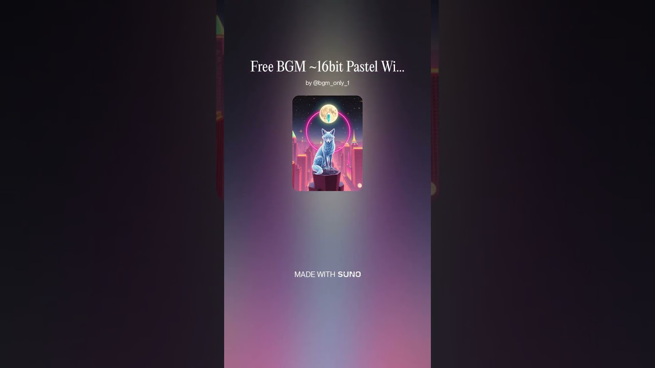 Free BGM ~16bit Pastel Wish~