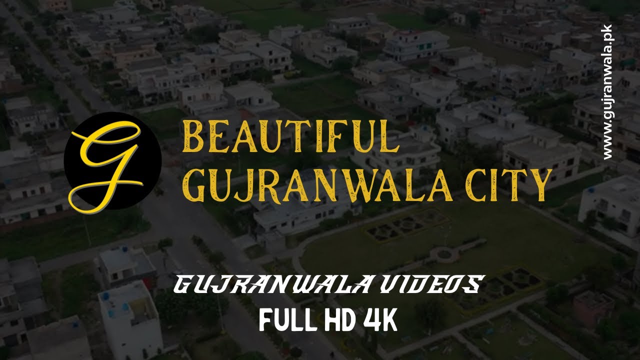Garden Town Gujranwala Plots and Society Video | Gujranwala Town Drone 4k Video