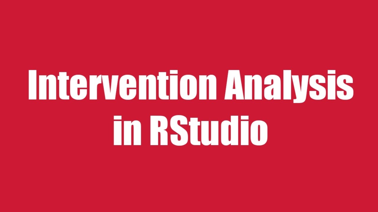 30.2: Intervention analysis in RStudio