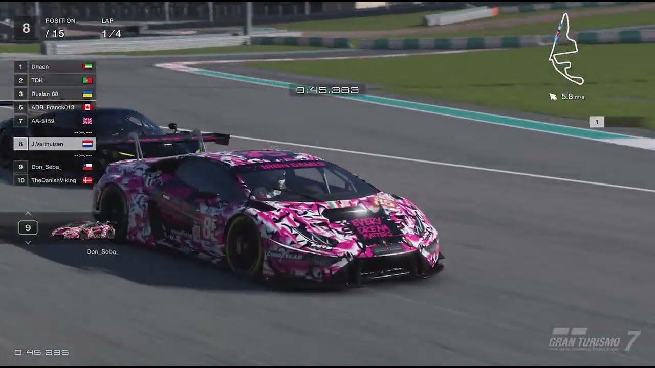 Race 5 Gsport GT3 Yas Marina #online #gt7