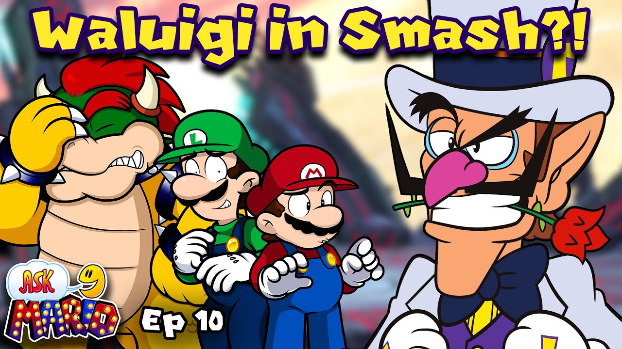 🍆Waluigi in Smash?!🍄Ask Mario⭐️Ep. 10